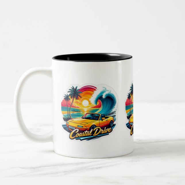 Coastal Drive Två-Tonad Mugg (Vänster)