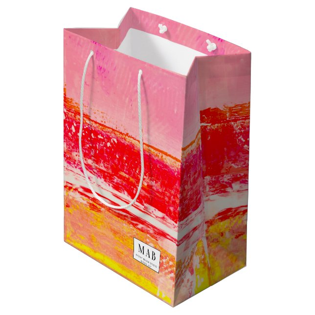 Coastal gift bag from original art (Baksidan Vinklad)