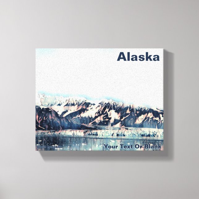 Coastal Glacier Canvastryck (Framsida)