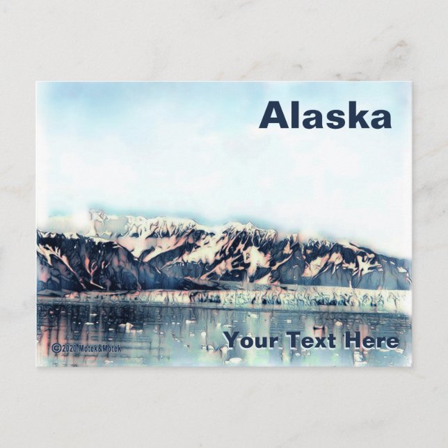 Coastal Glacier Vykort (Framsida)