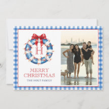 Coastal jul Monogram WAN Gingham Photo