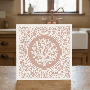 Coastal Life Series Lace Coral Korall D1208 Kakelplatta