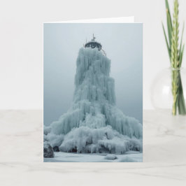 coastal lighthouse in winter kort