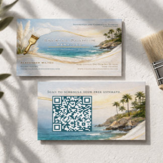 Coastal Luxe Painting Company Visitkort