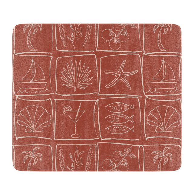 Coastal Mediterranean Faux Tile Tuscan Terracotta (Framsidan)