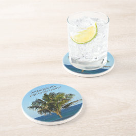Coastal Palm Horizon | Familjenamn & år för resa Underlägg