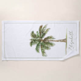 Coastal Palm Tree Personalized