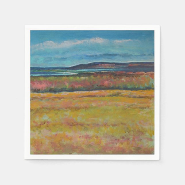 Coastal Sand Dune Shoreline | Napkins Pappersservett (Framsidan)