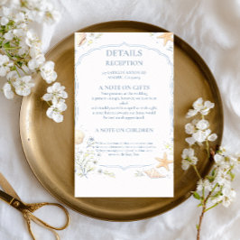 Coastal Seashell Floral Response OSA Kort