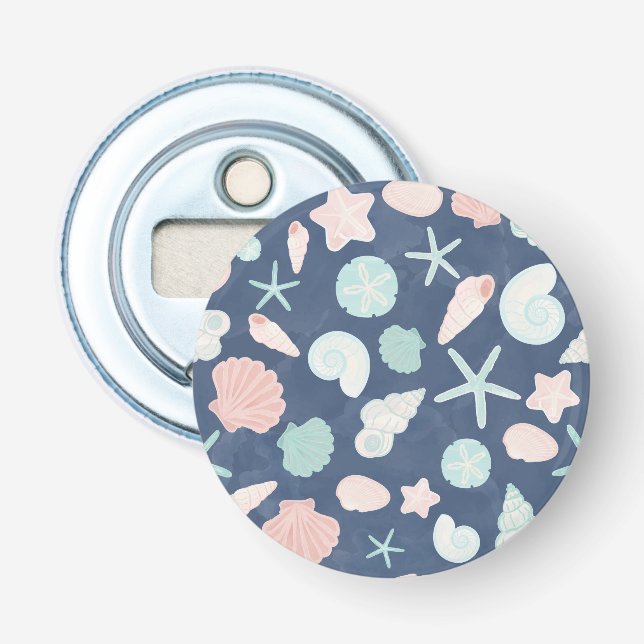 Coastal Shells Beach & Ocean Design Flasköppnare (Framsidan)