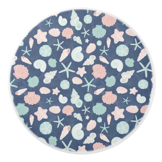 Coastal Shells Beach & Ocean Design Knopp (Framsidan)
