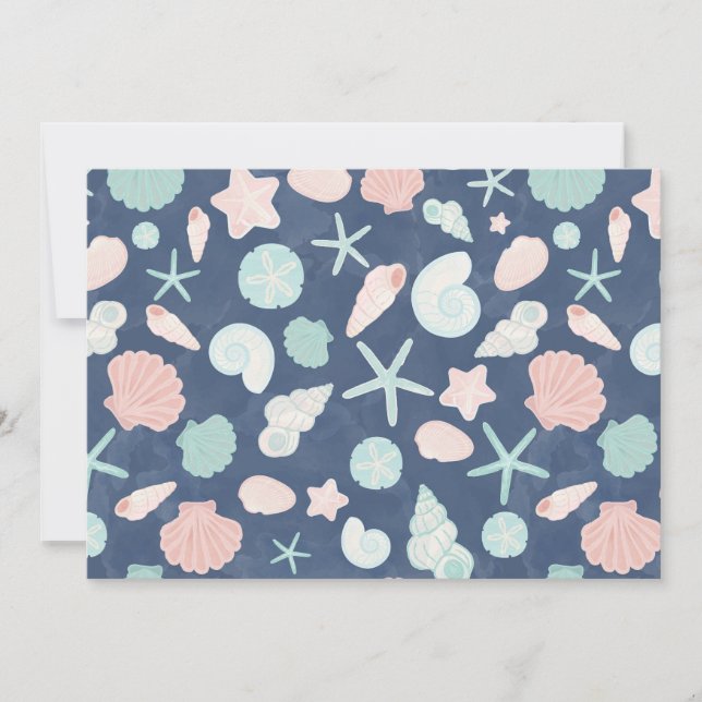 Coastal Shells Beach & Ocean Design Spara Datumet (Framsida)