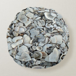 Coastal Shells Round Accent Rund Kudde