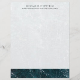 Coastal Teal Ocean Shore Personalized  Brevhuvud