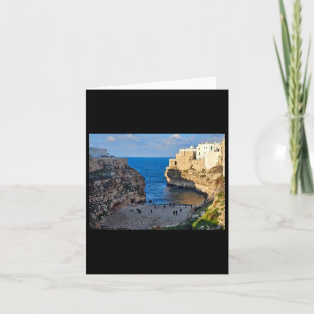 Coastal Town Monopoli Sticker Kort (Framsida)