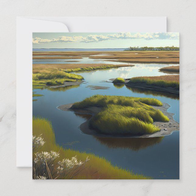 Coastal Tranquility Julkort (Framsida)