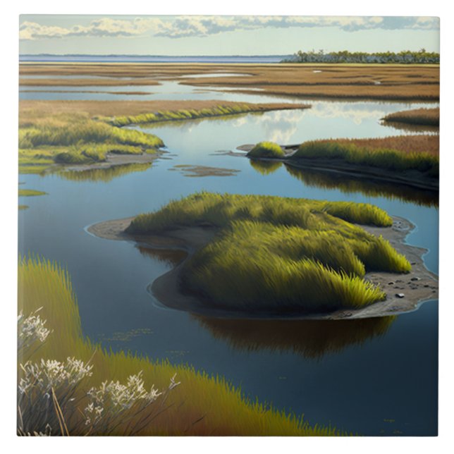 Coastal Tranquility Kakelplatta (Framsidan)