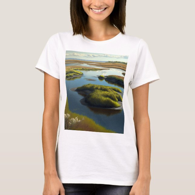 Coastal Tranquility T Shirt (Framsida)