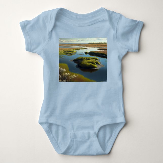 Coastal Tranquility T Shirt (Framsida)