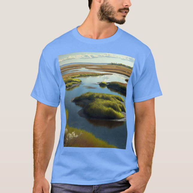 Coastal Tranquility T Shirt (Framsida)