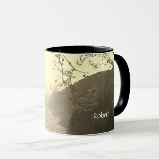 Coastal view, evening light  mugg