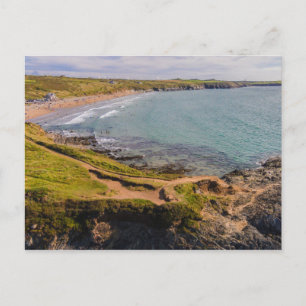 Coastal View Whitesands Bay Pembrokeshire Wales Vykort