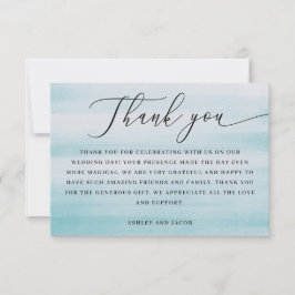 Coastal Wedding | Elegant Script Nautical Blue Tack Kort