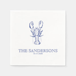 Coastal Wedding Napkin Pappersservett