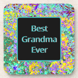 Coaster for Grandmother - "Best Grandma Ever"  Underlägg