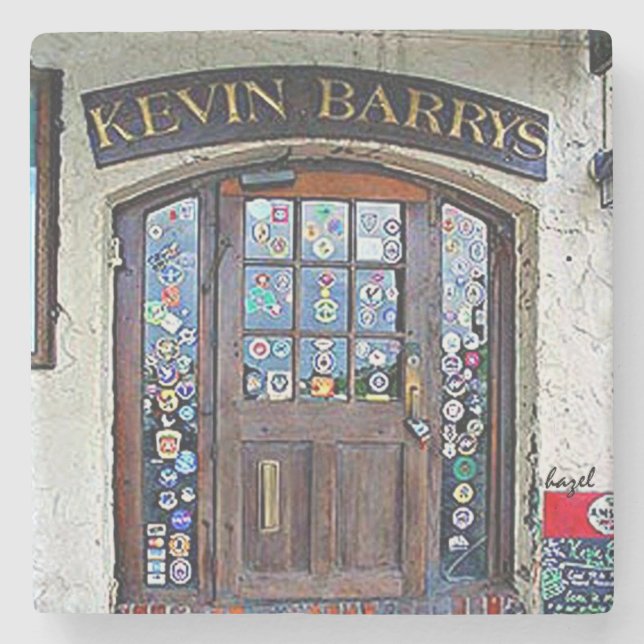 Coaster. för sten för Kevin Barrys Savannahmarmor Stenunderlägg (Framsidan)