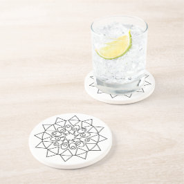 Coaster - Mandala att färglägga Underlägg