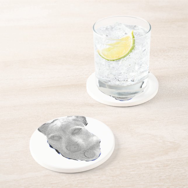 Coaster – Minimalist Pup Graphic Underlägg (Sidan)