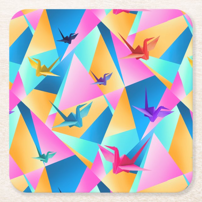 Coaster Underlägg Papper Kvadrat (Framsidan)