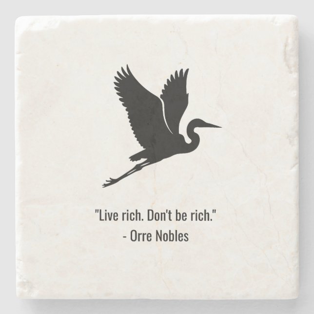  coaster visdom av Orre. Stenunderlägg (Framsidan)