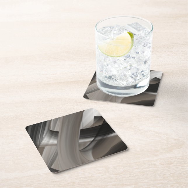 Coasters Abstrakt Drick Terra's Ömma Viska Underlägg Papper Kvadrat (Insitu)