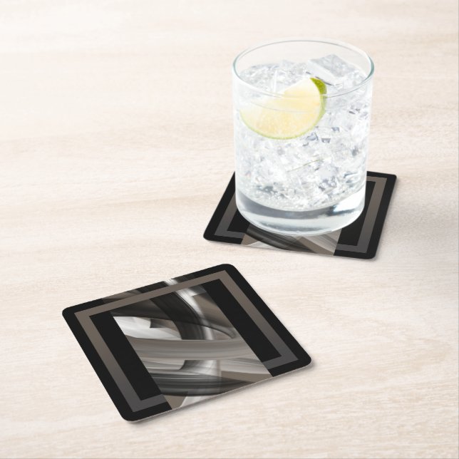 Coasters Abstrakt Drick Terra's Ömma Viska Underlägg Papper Kvadrat (Insitu)