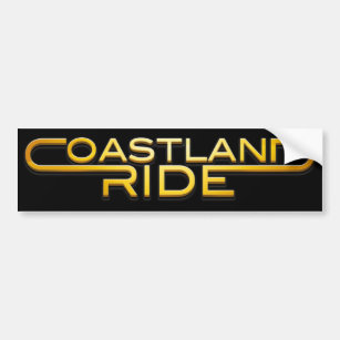 Coastland Ride - Name logo Bildekal