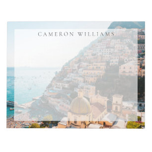 Coastline   Positano Italy, Cliffside Village Anteckningsblock