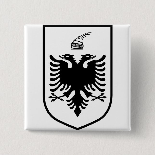 Coat of arms of Albania  Knapp (Framsida)