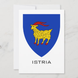Coat of Arms of Istria Adriatic Legacy Inbjudningar