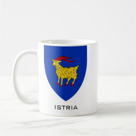 Coat of Arms of Istria Adriatic Legacy Kaffemugg