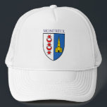Coat of arms of Montreux, Switzerland Keps<br><div class="desc">Coat of arms of Montreux,  Switzerland.  This beautiful location is a Swiss municipality and town on the shoreline of Lake Geneva at the foot of the Alps. It belongs to the Riviera-Pays-d'Enhaut district in the canton of Vaud.</div>