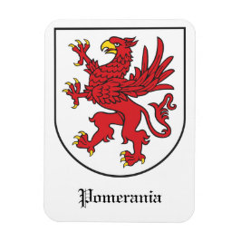 Coat of Arms of Pomerania Majestic Griffin Art Magnet