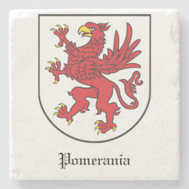 Coat of Arms of Pomerania Majestic Griffin Art Stenunderlägg