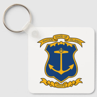 Coat of arms of Rhode Island Keychain Nyckelring