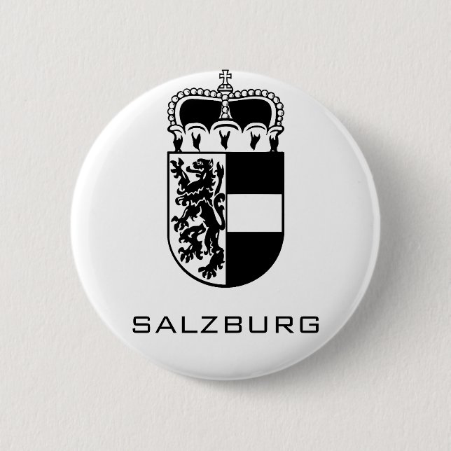 Coat of Arms of Salzburg Monochrome Fine Art Knapp (Framsida)