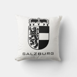 Coat of Arms of Salzburg Monochrome Fine Art Kudde