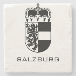 Coat of Arms of Salzburg Monochrome Fine Art Stenunderlägg