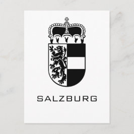 Coat of Arms of Salzburg Monochrome Fine Art Vykort