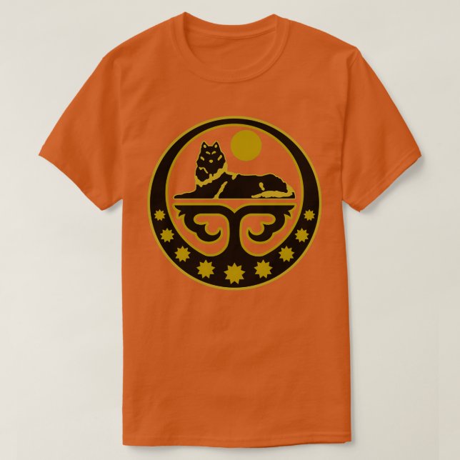 Coat of Arms of the Chechen Republic of Ichkeria T Shirt (Design framsida)